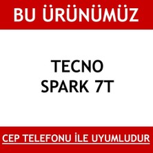 BT Aksesuar Tecno Spark 7t Uyumlu Biye Mat Esnek Silikon Kılıf