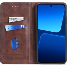 Zh Store Inek Doku Deri Telefon Kılıfı Xiaomi 13 (Yurt Dışından)