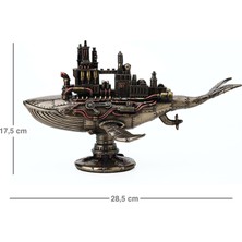 Rakun Home Steampunk Serisi Galaktik Balina Savaş Gemisi Biblosu