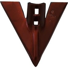 Demiray Çelik 7 mm Kültivatör Pabucu - 24 cm Kazayağı Bıçağı