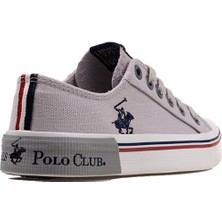 Polo Club Gri Unisex Kısa Keten Spor Ayakkabı