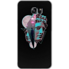 MRC İletişim Samsung Galaxy Note 5 Kılıf Hd Desen Baskılı Arka Kapak + Temperli Cam - Heykel