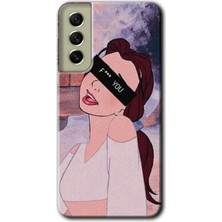 MRC İletişim Samsung Galaxy S21 Fe Kılıf Hd Desen Baskılı Arka Kapak + Temperli Cam - Bad Girl