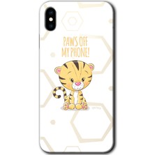 MRC İletişim iPhone x Kılıf Hd Desen Baskılı Arka Kapak + Temperli Cam - Sevimli Kedi 1