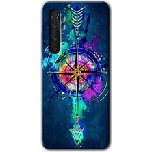 MRC İletişim Xiaomi Mi Note 10 Lite Kılıf Hd Desen Baskılı Arka Kapak - Gizemli Pusula