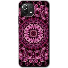 MRC İletişim Xiaomi Mi 11 Kılıf Hd Desen Baskılı Arka Kapak - Mandala Patterns Kaleidoscope