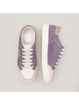 Merli&rose Star Kadın Sneaker | Lila-Gri-Silver