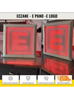 LEDGRAFIK E Logo Eczane E Panosu Eczane Tabelası