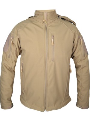 Wolftrap Softshell Kapüşonlu Mont Bej