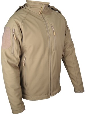 Wolftrap Softshell Kapüşonlu Mont Bej