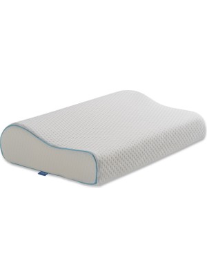 Simple The Pillow Boyun Destekli Visco Yastık Boyun Fıtığı Boyun Düzleşmesi Için Ortopedik Boyun Yastığı 55*35*13*8