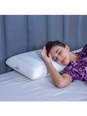 Simple The Pillow Jelli Klasik Visco Yastık Memory Foam Boyun Yastığı Hafızalı Yastık 60*40*15