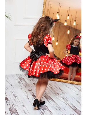 Pan Kostüm & Tasarım Minnie Mouse Kız Çocuk Kostümü