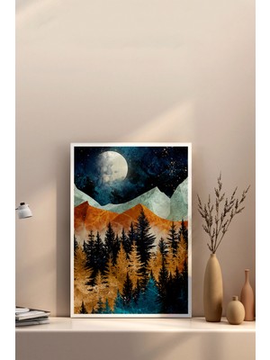 Özcanlar Çerçeve 40X50 Poster Çerçevesiz Premium Bristol Kağıda Uv Baskı