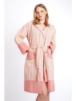 Sensomia Flora 100% Pamuklu Peştamal Bornoz Plaj Banyo Duş Deniz Havuz Bornozu