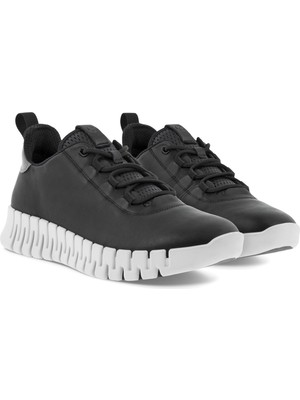 Ecco Siyah Kadın Sneaker Gruuv W Black Light Grey