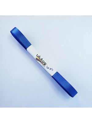 Hobiceyiz Grogren Kurdele 1 cm Saks Mavi Renk 10 Metre