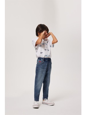 Lee Cooper Ballon Erkek Çocuk Jean Pantolon Mıd Blue