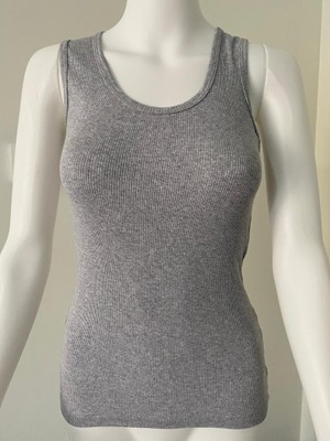 Senfoni Pamuklu, Kalın Askılı, Fitilli, Likralı, Açık Gri Badi