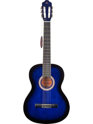 BARCELONA LC 3900 BB Mavi Siyah Sunburst Klasik Gitar