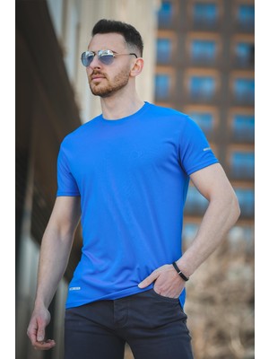 Oksit Cappi Mikro Polyester Performans Antrenman Sporcu Erkek Tshirt