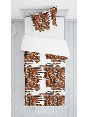 Evmila Dijital Baskılı Modern Örtü Yastık Seti Lldcfp 4