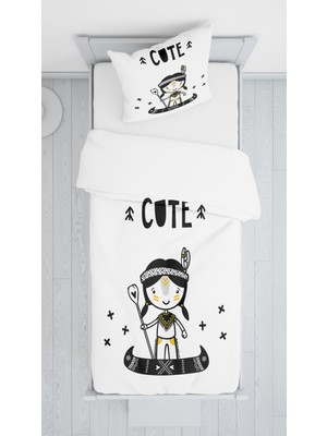 Lolla Evmila Dijital Baskı Maceracı Kadife Örtü Yastık Seti 1573