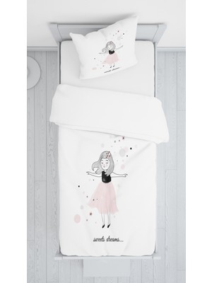 Evmila Dijital Baskı Sevimlik Iz Örtü Yastık Seti 1580