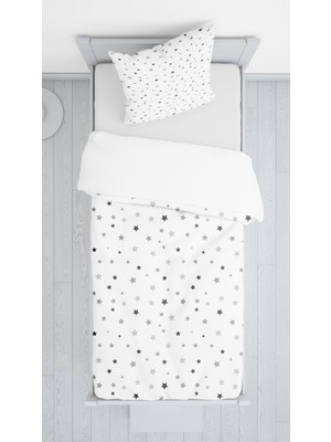 Evmila Renkli Yıldızlar Dekorafit Örtü 220