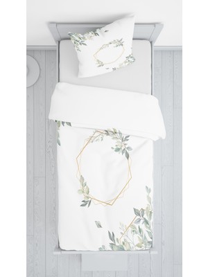 Evmila Renkli Çiçekler Dekorafit Örtü 55