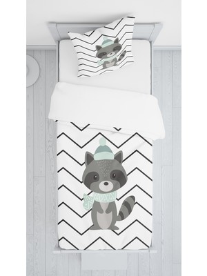 Evmila Dijital Baskı Sevimli Koala Örtü Yastık Seti 451