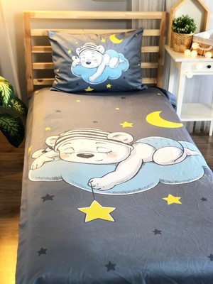 Evmila Uyuyan Ayıcık Dekorafit Örtü 144