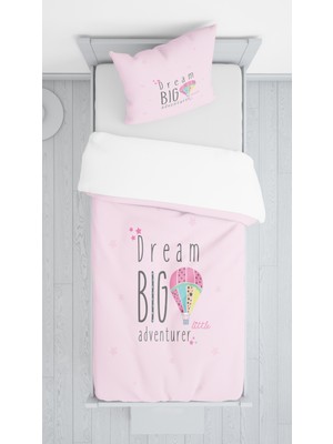 Evmila Dream Big Yazılı Dekorafit Örtü 63