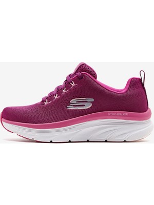 Skechers D'LUX WALKER-FRESH FİNESSE Kadın Gül Kurusu Spor Ayakkabı - 149368 PLUM