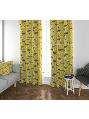 Lolla Evmila Çocuk Odası Desenli Fon Perde