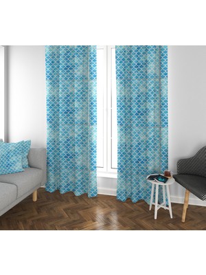 Lolla Evmila Çocuk Odası Desenli Fon Perde