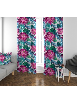 Lolla Evmila Çocuk Odası Desenli Fon Perde