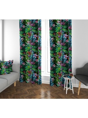 Lolla Evmila Çocuk Odası Desenli Fon Perde