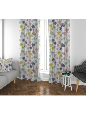 Lolla Evmila Çocuk Odası Desenli Fon Perde