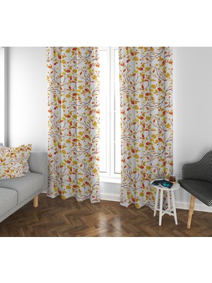 Lolla Evmila Çocuk Odası Desenli Fon Perde