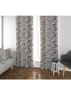 Lolla Evmila Çocuk Odası Desenli Fon Perde