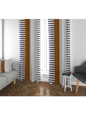 Lolla Evmila Çocuk Odası Desenli Fon Perde