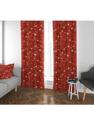 Lolla Evmila Çocuk Odası Desenli Fon Perde