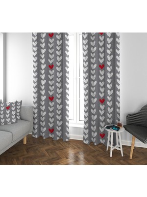 Lolla Evmila Çocuk Odası Desenli Fon Perde