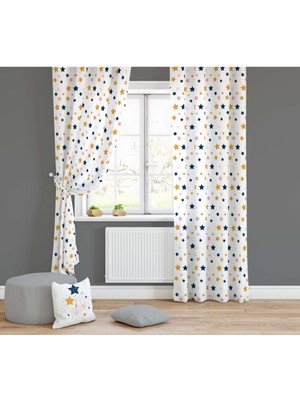 Lolla Evmila Çocuk Odası Desenli Fon Perde
