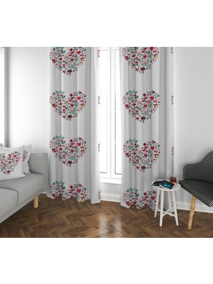 Lolla Evmila Çocuk Odası Desenli Fon Perde