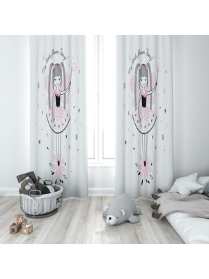 Lolla Evmila Çocuk Odası Desenli Fon Perde