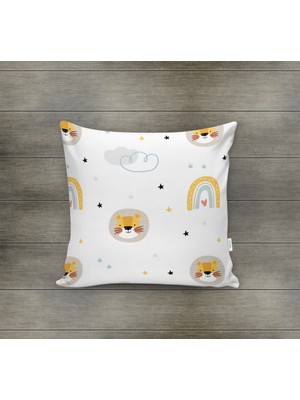 Evmila Dekoratif Çocuk Kırlent Kılıfı