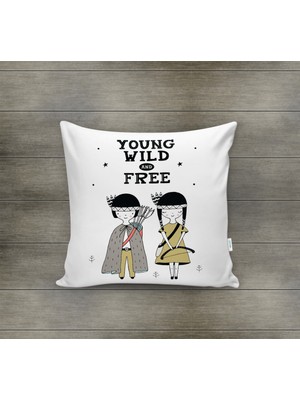 Evmila Dekoratif Çocuk Kırlent Kılıfı