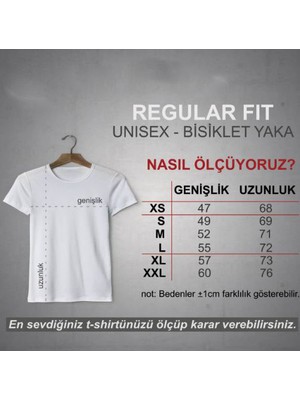 Herşey Nota Keman  Beyaz Unisex Tshirt